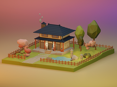 Little Lowpoly House - Daytime