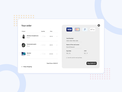 Credit Card Checkout - Daily UI 002