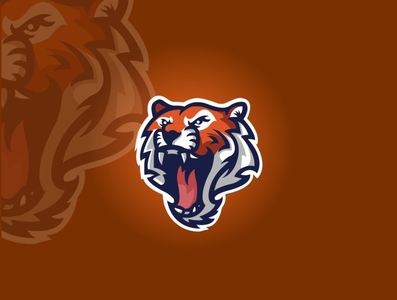 lion mascot logo by Musab Raza on Dribbble