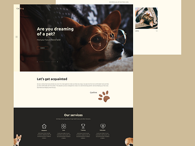 Website for animal shelter 🐾