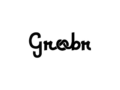 Grabr grabr knot logotype typography