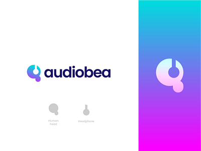 audiobea logo design