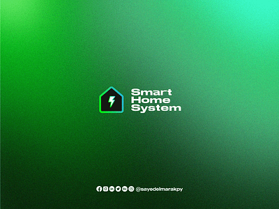 Smart Home System Logo Design branding design graphic design icon illustration logo typography ui ux vector