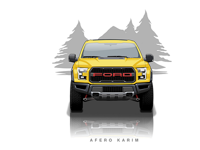 Ford Raptor 4x4 | Vector Tracing Car