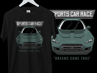 Sport Car T-Shirt automotive automotive design car car design car illustration design illustration race sport car super car tshirt vector vectorart