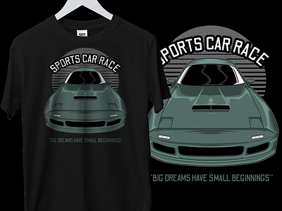 Sports Car T-Shirt automotive automotive design car car design car illustration design illustration jdm car logo sports car super car t shirt tuning vector vectorart