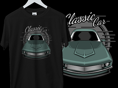 Classic Car T-Shirt automotive automotive design car car design car illustration classic classic car design illustration logo retro t shirt vector vectorart vintage