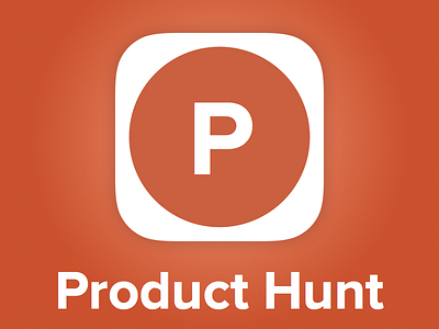 Product Hunt Icon app icon ios ios7 orange product hunt white