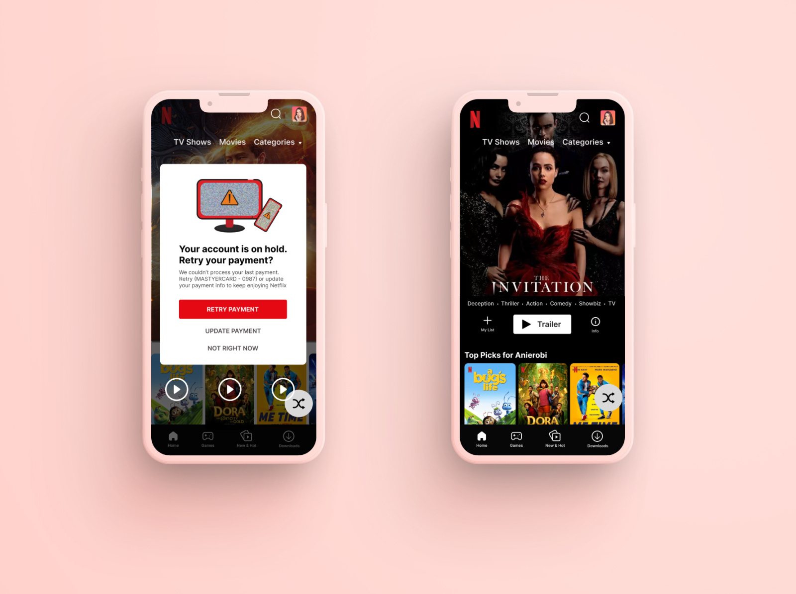 Netflix Card Redesign with TV & Mobile Illustration by Anierobi Kelvin ...