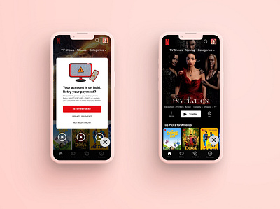 Netflix Card Redesign with TV & Mobile Illustration adobe illustration branding contentdesign design figmaafrica illustration netflix card ui ux vector warning card