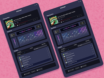 WINAMP MUSIC UI