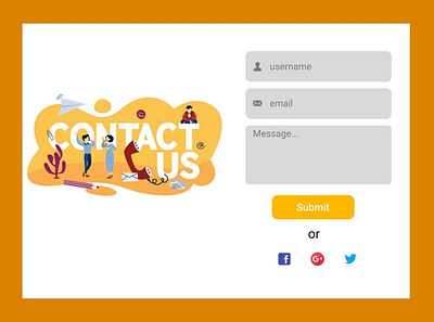 Contact us form dailyui dailyuichallenge design figma figma design figmadesign typography ui ui design uidesign