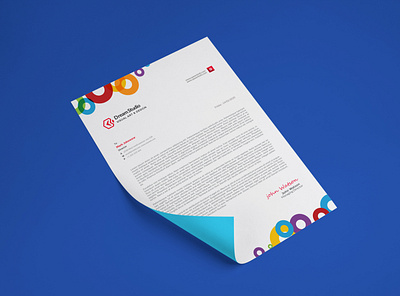 Letterhead Design- branding buseness card design business card design design flyer flyer design graphic design logo ui