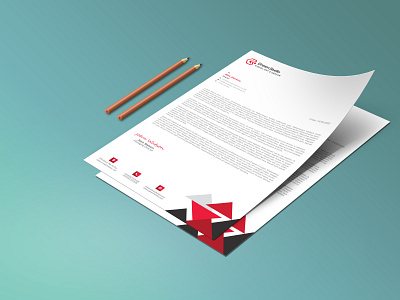 Letterhead Design- banner ads branding buseness card design business card design design flyer flyer design illustration logo ui