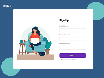 #DailyUI SignUp