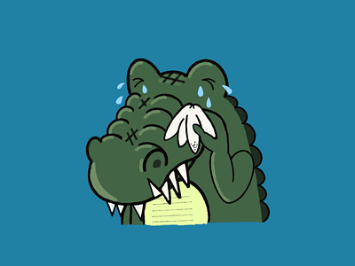 Crocodile Tears art childrens illustration design graphic art illustration illustrations illustrator procreate