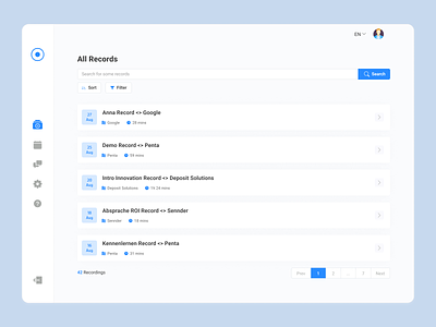 Meeting and Records App