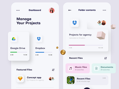 Folder app UI/Ux