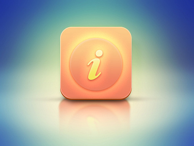 Infoicon icon info ios orange shape