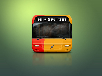 Bus iOS icon bus copenhagen icon ios transportation