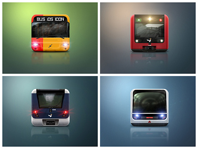 Transport Icons bus icon ios metro s tog train transportation tunnel