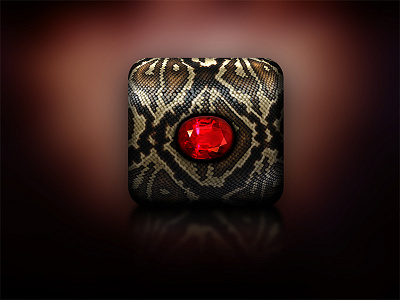 Snakeskin Ruby Icon game icon ios ruby snake snakeskin ui