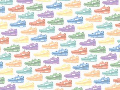 Nike Airmax 90 Pattern airmax airmax90 attachment colors download free nike pattern rainbow vector wallpaper