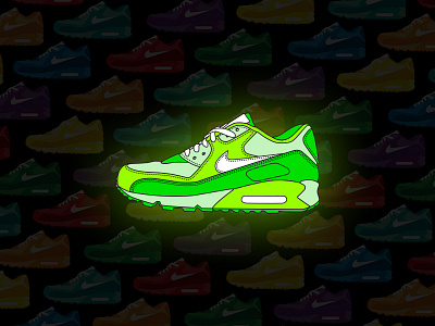 Nike Airmax 90 "Glow in the dark"
