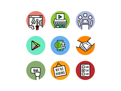 Icons for website