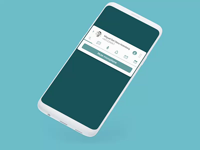 Calling overlay adroind android animation app call colors google interface mockup phone teal ui uiux