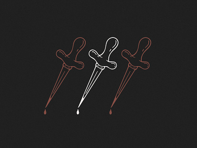 Dagger blood brand pack branding branding services collection dagger design graphic supply illustration illustration pack line art minimalism occult offering ritual sacrifice series sketch sword