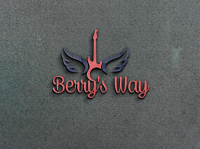 Berry's way Logo brand identity branding business logo design flat logo minimal vector