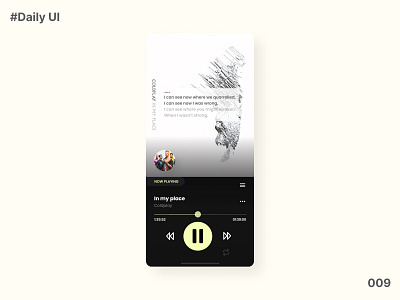 DailyUI Challenge #009 - Music Player