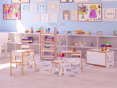 Playgroup Furniture v1 (9rd Sketchup Project)