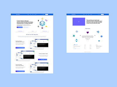 Website to help you create Smart Contracts adobe xd blockchain design ui ux webiste