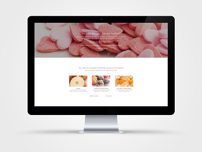 E Commerce Bakery bakery e commerce ecommerce full width parallax vegan web design website