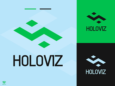 HOLOVIZ Logo Design branding design graphic design holoviz holoviz icon illustrator logo minimal
