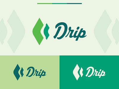 Logo Design branding drip drip logo graphic design illustrator logo minimal
