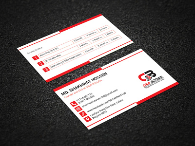 Double side Business Card Design