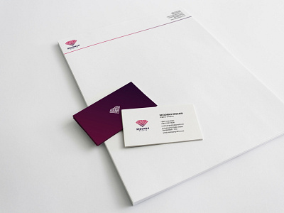 Business Card with Letterhead businesscard graphic design letterhead visitingcard