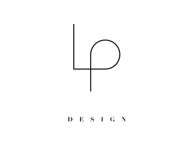LP Design architect architectural branding design icon ligature line logo lp minimal minimalism simple