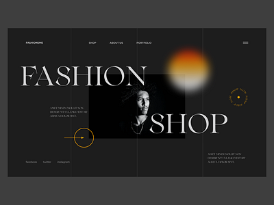 Fashion shop design ui ux