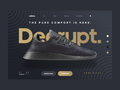 adidasdeerupt concept design ui ux