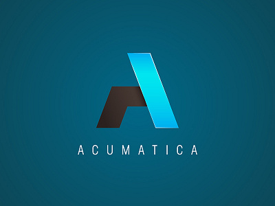 Acumatica a acumatica letter logo typography