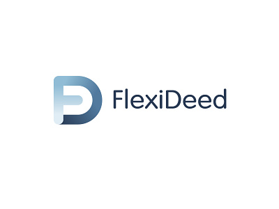 FlexiDeed ✦ Logo brand branding design gradient grand identity identity logo logo design logodesign logotype type typography
