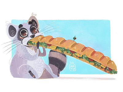 Hungry Racoon