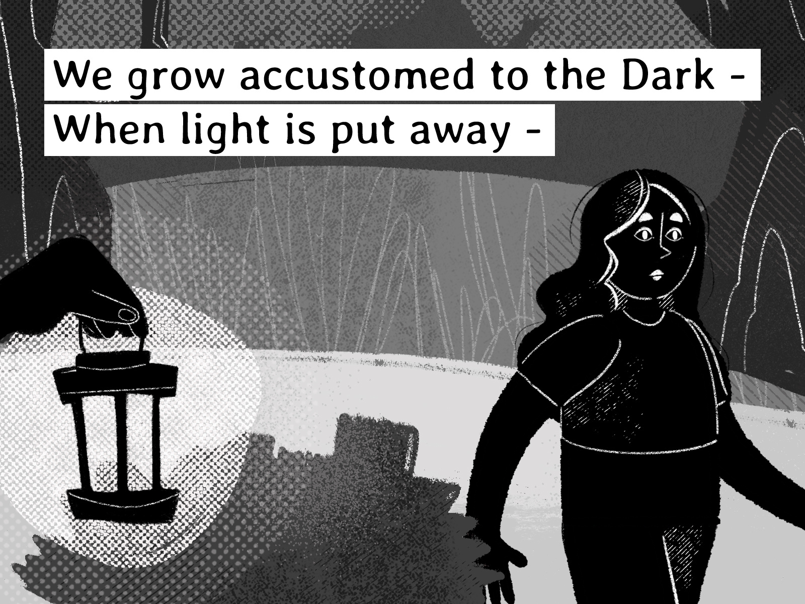 We grow accustomed to the Dark by Antonella Fant on Dribbble