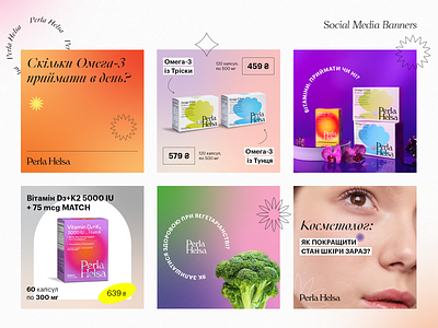 Social Media Banners branding clean design illustration instagram social media