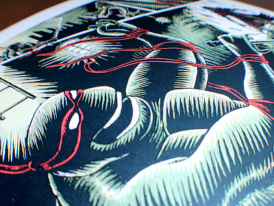 Beneath Streets and Between Frames Screen Printed Poster comicbook comics cowabunga details hand drawn illustration ninjas penandink poster print screenprint tmnt