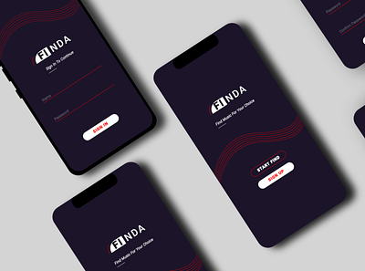 finda music app design illustration ui ui design uidesign ux ux design